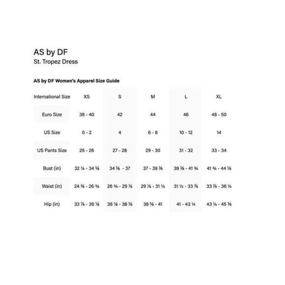 AS by DF St. Tropez Knit Deep V Neck Line Fit-&-Flare Mini Dress Size Medium NEW - Picture 10 of 10